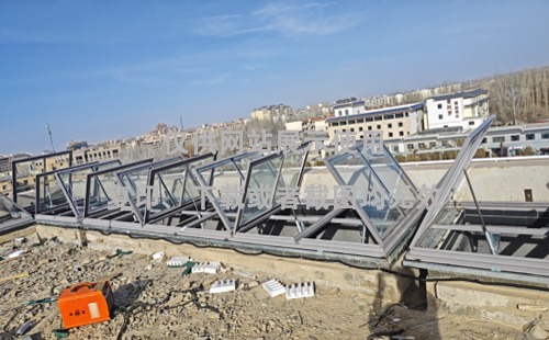 敦煌博物馆城北排烟天窗