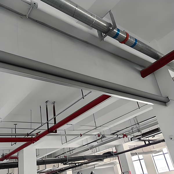 防火布城北挡烟垂壁