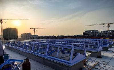 消防城北排烟窗开启角度