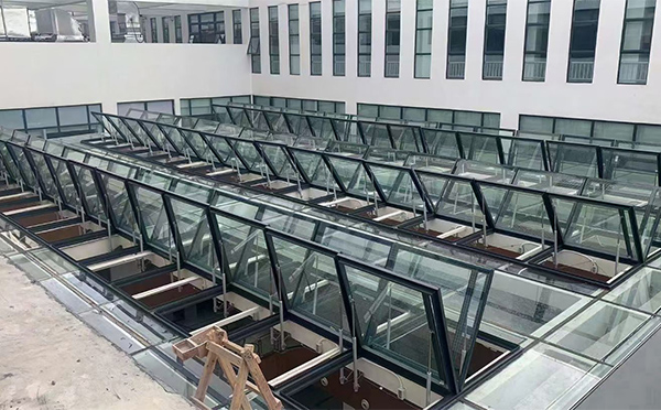 百安科技有限公司近期城北排烟窗项目案例分享